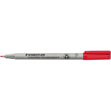 OHP-Marker STAEDTLER® 316F Lumocolor rot wasserlöslich, 0,6mm