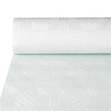 Tischtuchpapier Damast 1m x 50m weiß 