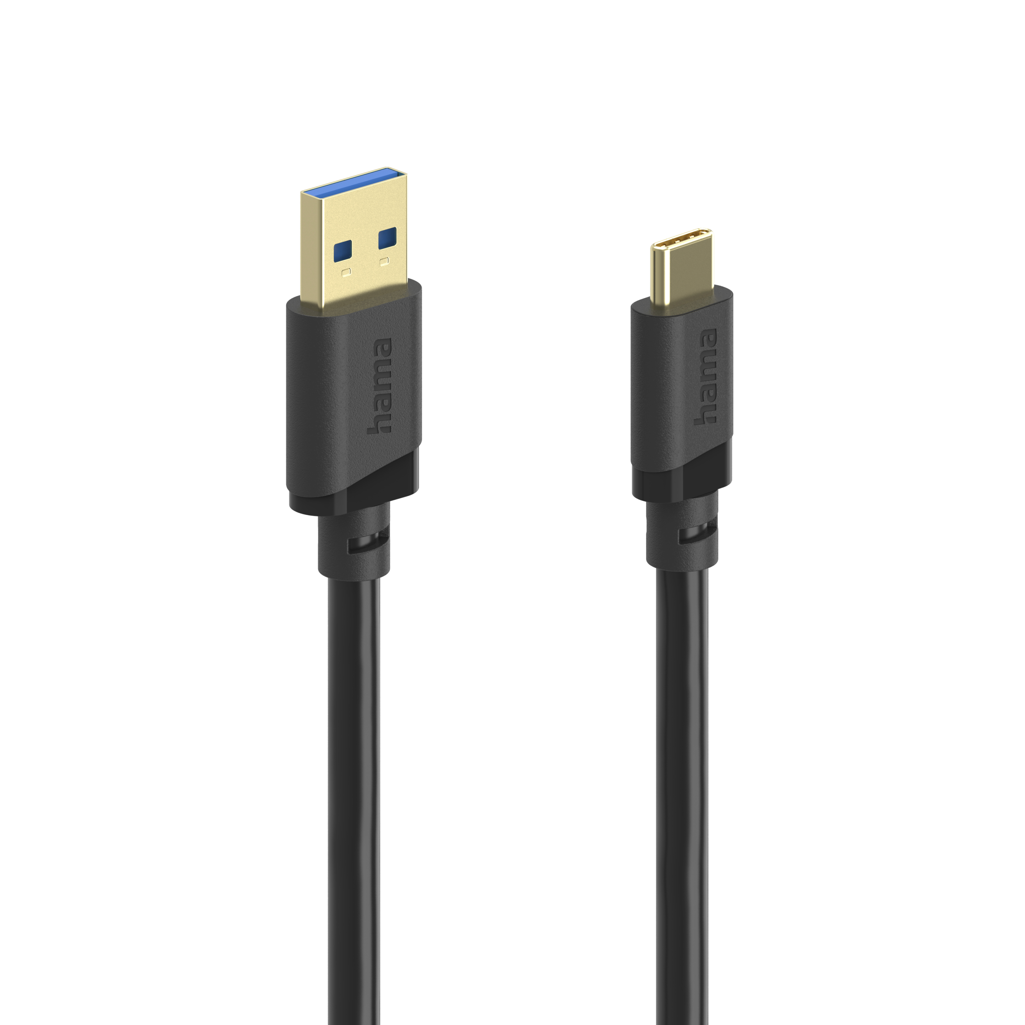 USB-Kabel Hama 202005 USB-A/USB-C 0,75m USB 3.2 Gen1, 5 Gbit/s