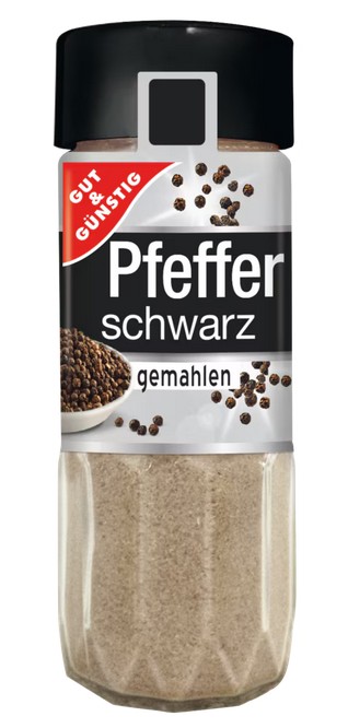 Pfeffer G&G schwarz gemahlen 50g 