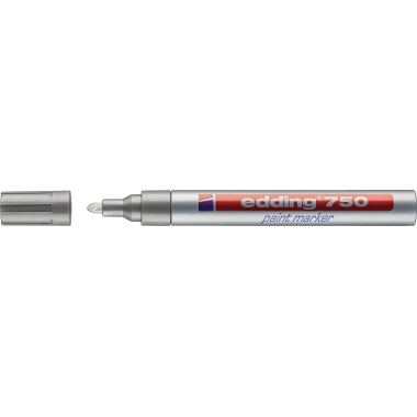 Lackmarker edding 750 2-4mm silber 