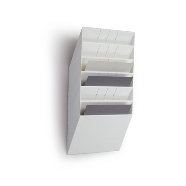 Wandprospekthalter Durable 1709785010 ws Flexiboxx 6 Fächer A4 quer