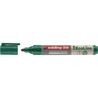 Boardmarker edding 28 EcoLine grün 1,5-3mm, Rundspitze