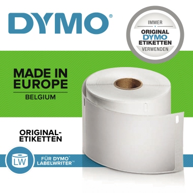 Etikett Dymo 2093094 32 x 57mm weiß 6 x 1000 Etiketten/Pack.