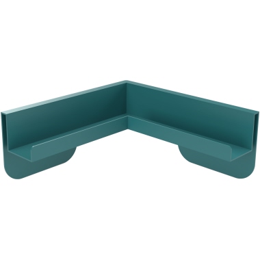 Eckablageschale f. Infinity Wall w.blau 114665021 Wasserblau