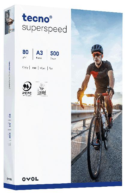 Kopierp. OVOL Tecno Superspeed A4 80gr weiß Packung A  500 Stück