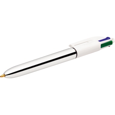 Kugelschreiber BIC 982873 Shine silver Vierfarb 4 Colours Shine