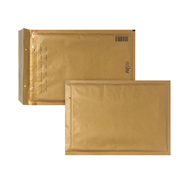 Luftpolstertasche B/14 180x265mm braun haftklebend