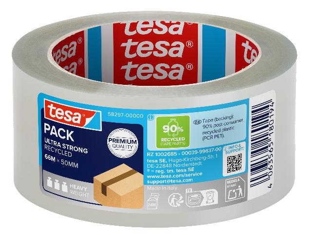 Packband Tesa 58297 66mx50mm transparent eco&ultra strong