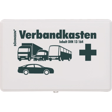 Verbandskasten Söhngen KFZ weiß Din13164 3004036