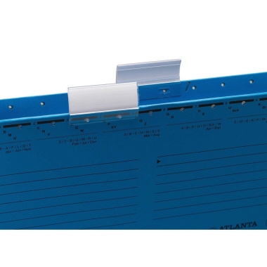 Beschriftungsschilder Atlanta 60mm trans Parent, Plastikschildchen