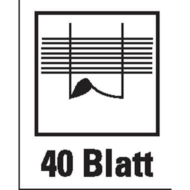 Locher Rapesco 835 schwarz bis 40 Blatt