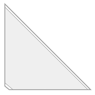 Dreieckstasche Veloflex 2211000 Schenkellänge 140 mm