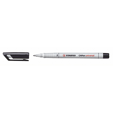 OHP-Marker STABILO® 852 F schwarz wasserlöslich, 0,7mm