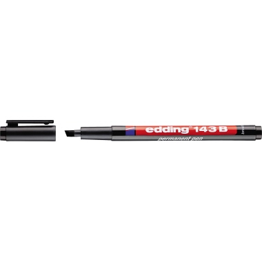 OHP-Marker Edding 143 B schwarz Permanent, 1-3mm