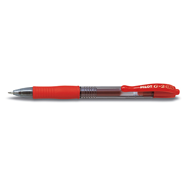Gelschreiber Pilot 2627 BL-G2-10 rot Strichbreite 0,6mm