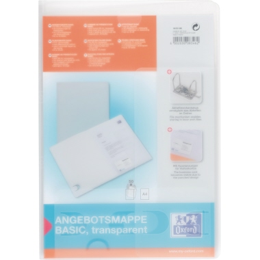 Angebotsmappe Elba 100551988 A4 farblos 