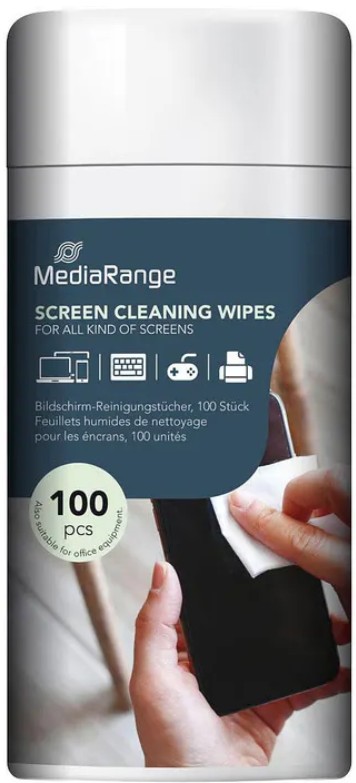 Bildschirm Reinigungstücher MediaRange 1-lagig Dose 100 Stück