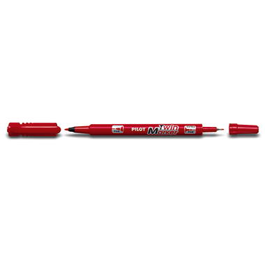 Permanentm. Pilot 4045 SCA-TM-BG rot Begreen, 0,3 + 0,5 Mm, Rundspitze, Twi