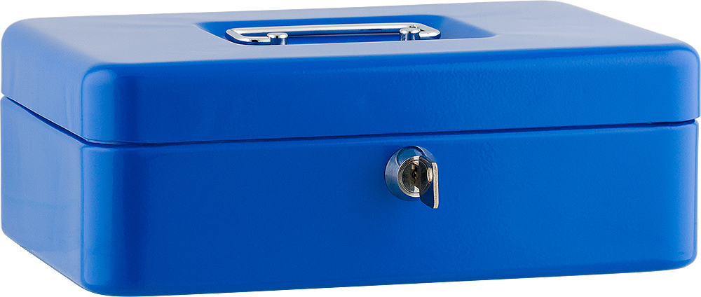 Geldkassette SAX 0-812 bl. 25x18x9 cm 