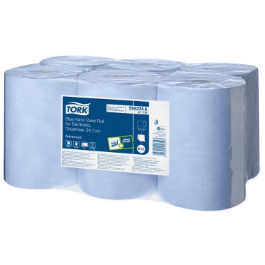 Handtuchrolle Tork 471188 2-lagig blau Ersatz für Lotus Enmotion