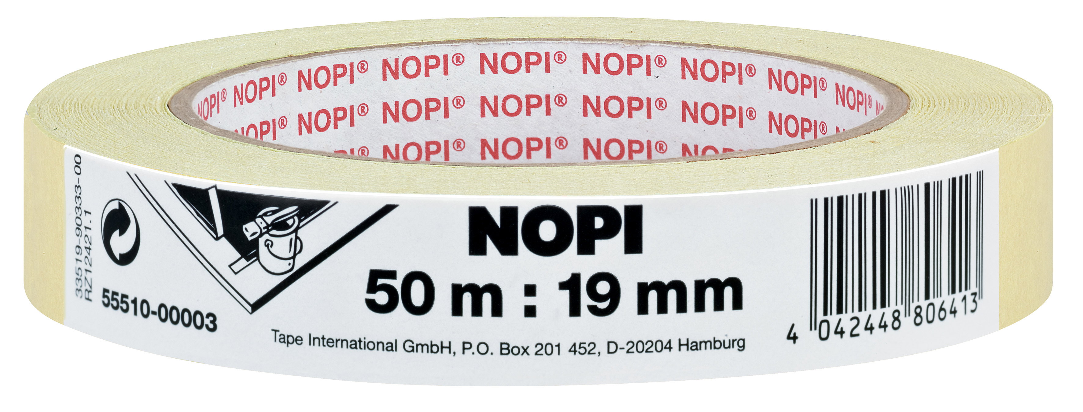Kreppband Nopi 55510 50mx19mm 