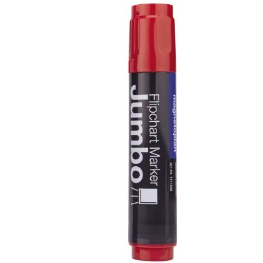 Flipchartmarker Magnetoplan 1111502 rot 2-10mm, Keilspitze 4 Stück