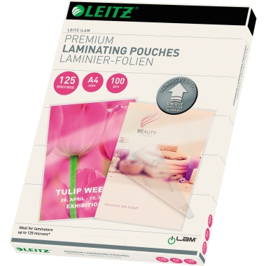 Folientasche LEITZ A4 216X303mm 125my glasklar 100St/Pack Udt