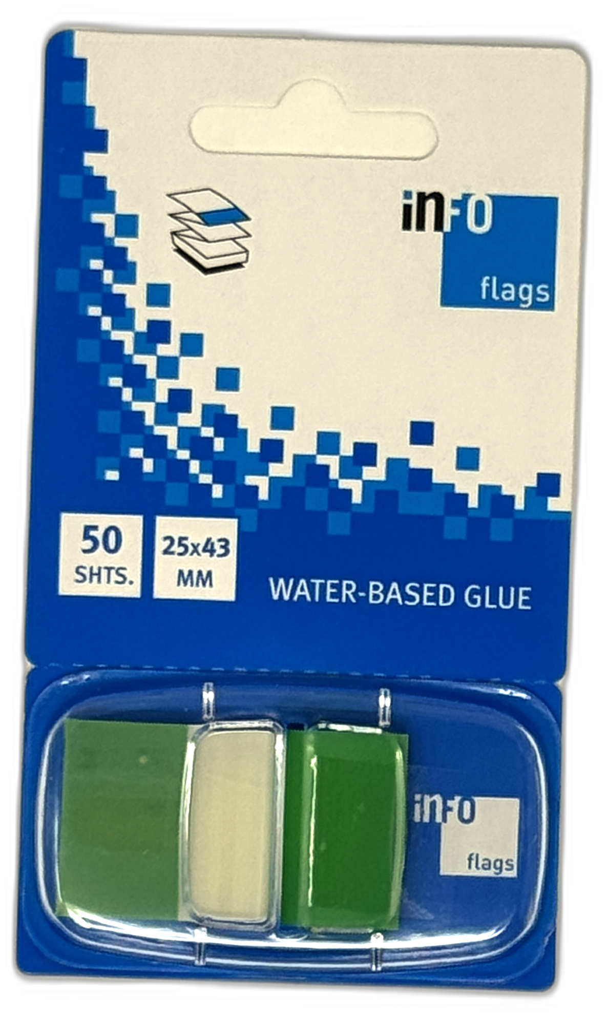 Haftstreifen 25x43mm 50 St. rot 