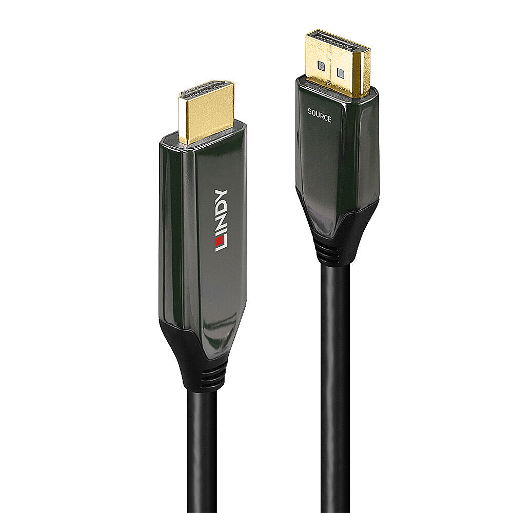 Videokabel Lindy 40931 2m Aktives DisplayPort an HDMI 8K60Hz
