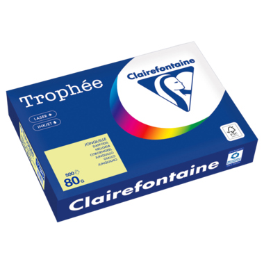 Kopierpapier Clairefontaine 1778C A4 80g hellgelb 500 Blatt