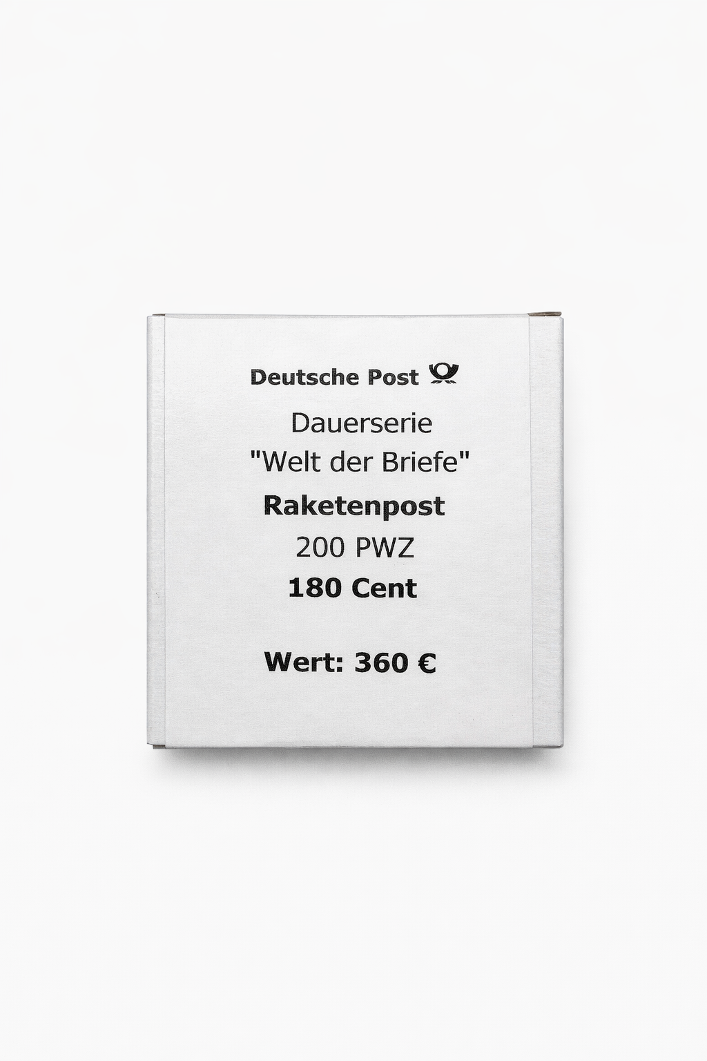 Briefmarke 1,80 EUR Raketenpost 200er nk 