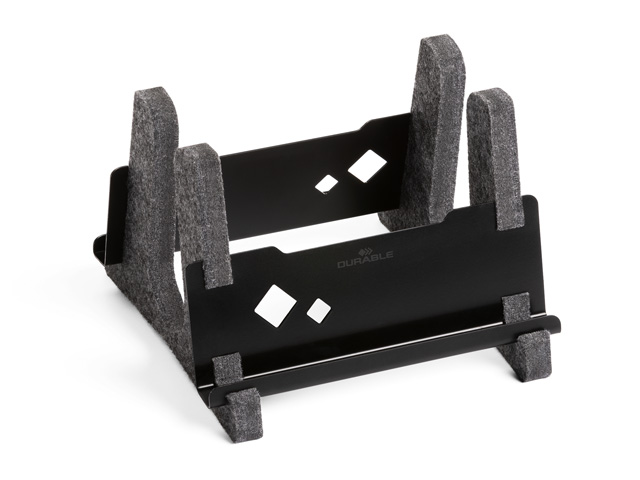 Laptopständer Durable Effect 508058 13-17" aus 60 % recyceltem PET-Filz