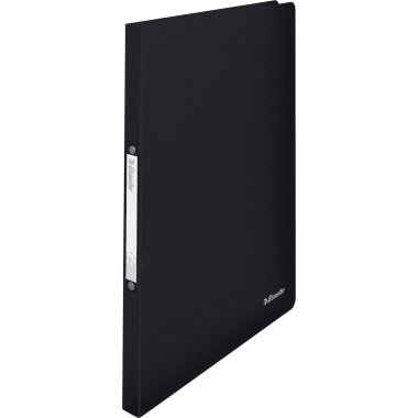 Ringbuch Esselte 624033 A4 2 Ring sw Schwarz Durchmesser 16mm, Cd-tasche Am R