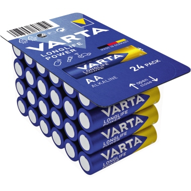 Batterie Varta AA, LR06, 1.5V 24 St. Longlife Power