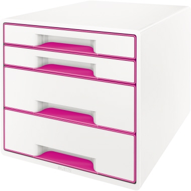 Schubladenbox 5213 WOW Cube pink 4 Schubladen