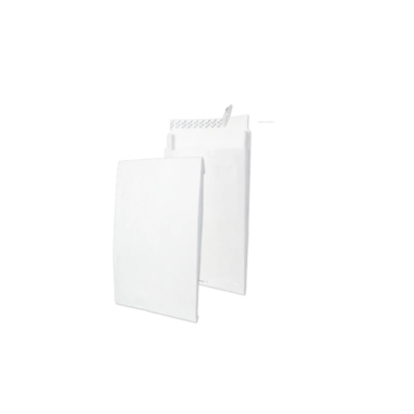 Versandt. E4 oF F/SB HK 55g Tyvek weiß 305x406mm 50mm Falte