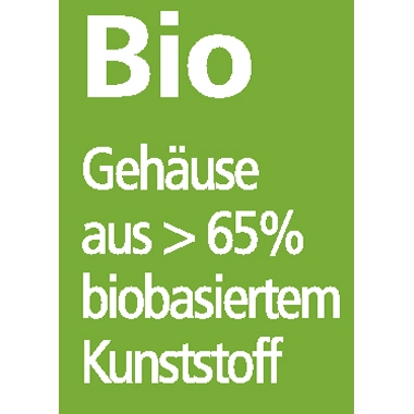 Kugelschreiber Schneider K3 Biosafe Gehäuse: weiß, Schreibfarbe: blau