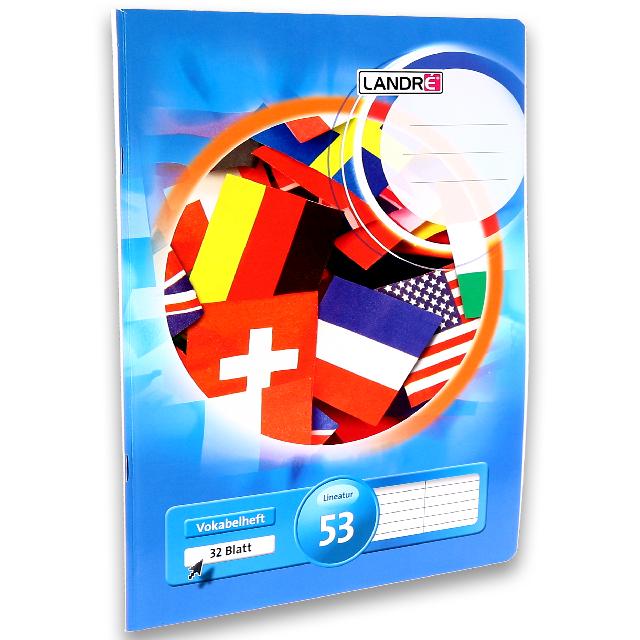 Vokabelheft Landre 100050442 A4 liniert 