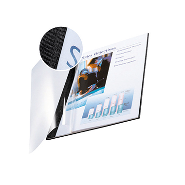 Buchbindemappe Leitz 7398 3,5mm schwarz Softcover A4 10-35 Blatt