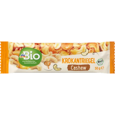 Riegel dmBio krokant Cashew 30g