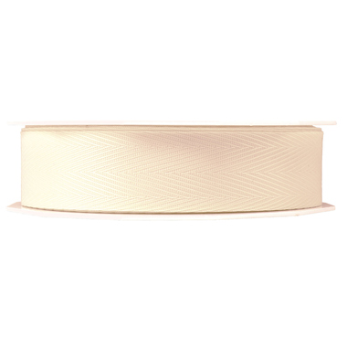 Geschenkband 25mmx25m creme 