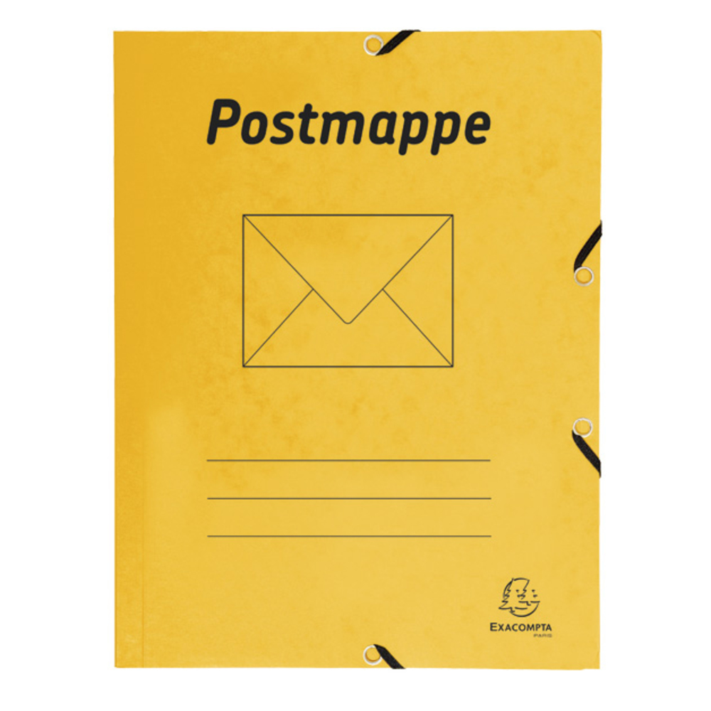 Postmappe  55449BE A4 gelb 