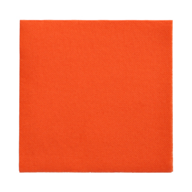 Serviette Papstar 3-lagig 32x32cm orange 1/4 Falz