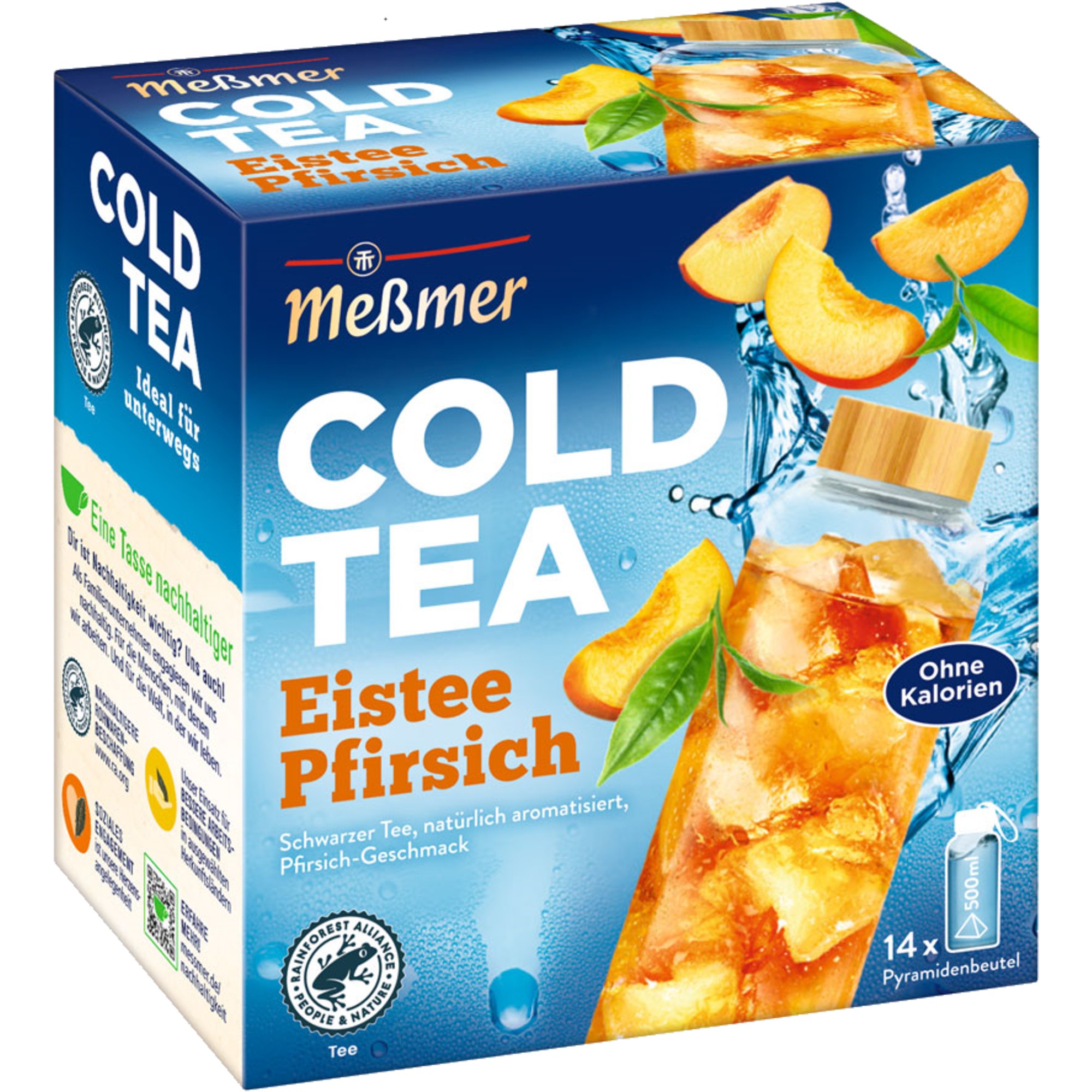 Tee Meßmer Cold Tea Eistee Pfirsich 