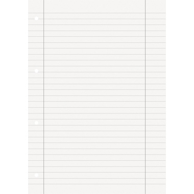 Schulblock BRUNNEN 52527 A4 liniert 50 Blatt