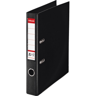 Ordner Esselte 811470 A4 50mm schwarz Kunststoff