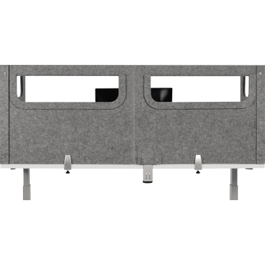 Trennwand BakkerElkhuizen 160x60x80cm grau 