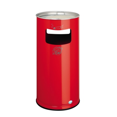 Abfallbehälter Ascher VAR H70K3051 rot 32x70cm