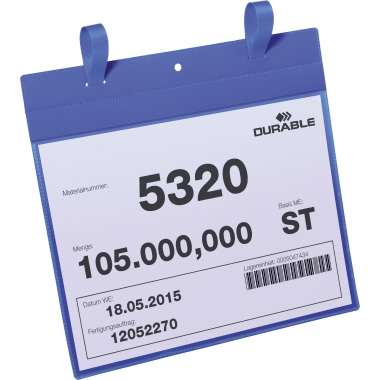 Gitterboxtasche DURABLE 1751 A4 quer dunkelblau 50 Stück
